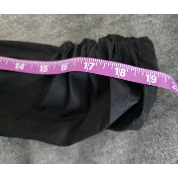 Tadashi Soji Stretch Taffeta Rouched Evening Cocktail Black Brooch Blouse Sz 8 - Picture 10 of 13